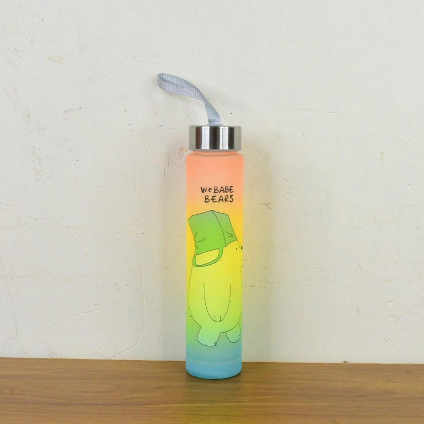 300 ML Cute Cartoon Printed Plastic Water Bottle